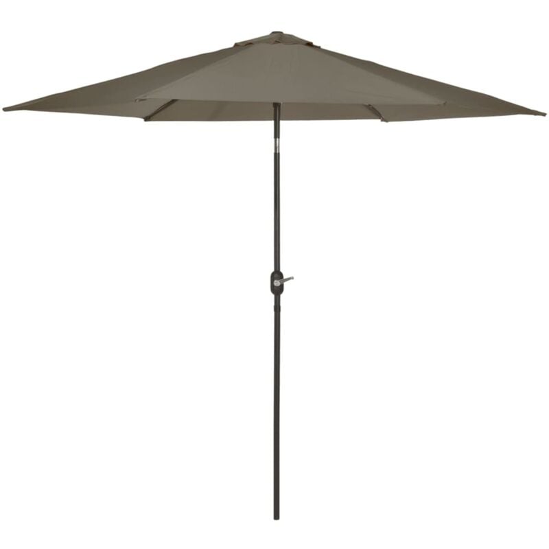 Garden Parasol Tenerife 300 cm Round Grey Madison