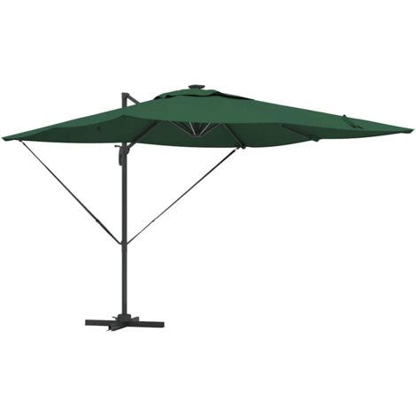 Parasol Vert 286 x 284 x 270 cm Aluminium et polyester vidaXL