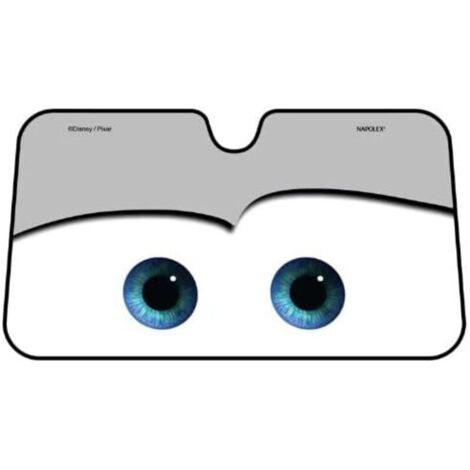 Parasole per auto, Parasole per auto Large Eyes, Parasole per parabrezza anteriore, Parasole per interni, Protezione frontale perfetta contro i raggi UV e il calore nella tua auto, 130 × 70