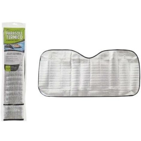 PARASOLE TERMORIFLETTENTE PARABREZZA AUTO 130X60 CM DUE LATI