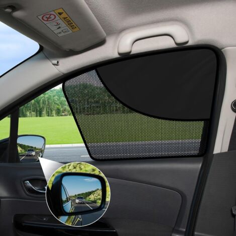 Parasoles para coche, parasoles magnéticos semiopacos y semitransparentes para el lado del pasajero, parasoles para parabrisas para bloquear el calor, los rayos ultravioleta y el deslumbramiento, adec