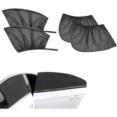 Parasoles para coche: protegen a niños, bebés, adultos y mascotas. Parasoles con protección UV: parasoles anti-UV prácticos e imprescindibles para las ventanillas laterales del coche y para proteger a