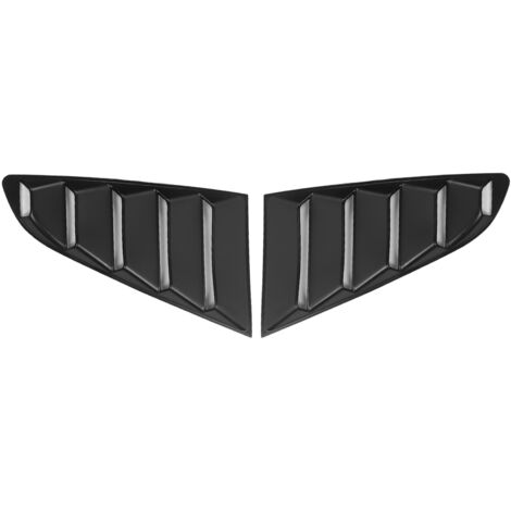 [Parasoles para coche] [Tapas laterales de ABS negro] Compatible con Mustang 2015-2020 [2 piezas]