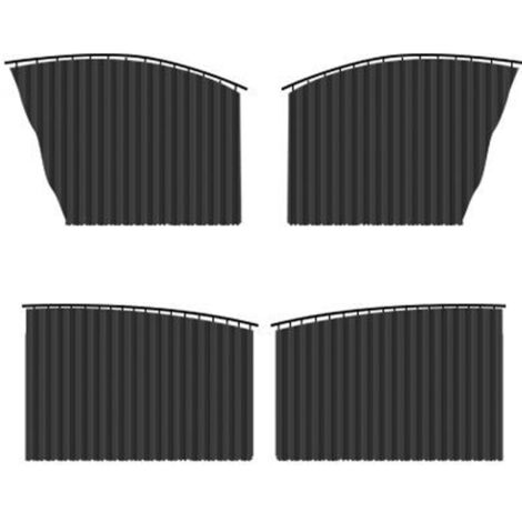 Parasoles para las ventanillas laterales del coche, juego de 4, cortinas magnéticas para preservar la privacidad, accesorios para el coche, protección solar para dormir o acampar.