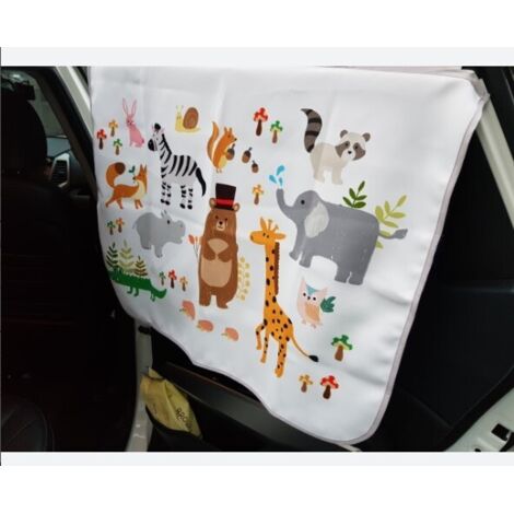 Parasoles para ventanillas laterales de coche: protección solar y contra los rayos UV. Aptos para bebés, niños y mascotas. Modelo universal.