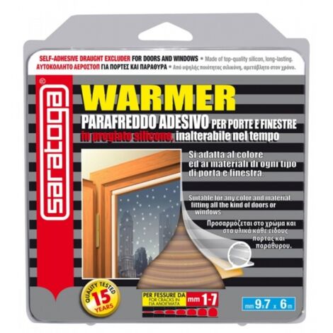 Paraspifferi finestre marrone warmer per porte e finestre da 1 a 7 mm Saratoga