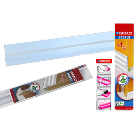 Paraspifferi Geko in pvc per porta m1 bianco