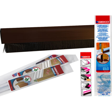 PARASPIFFERI PORTA ADEISVO PVC CM.100 C/SPAZZ. FINTO LEGNO