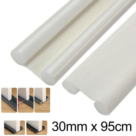 Paraspiffers For Porte 95 Cm Doppia Guarnizione Antirum Bianco