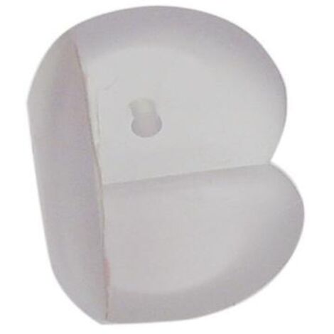 PARASPIGOLO ADESIVO SFERICO GOMMA NEUTRO 33X33MM