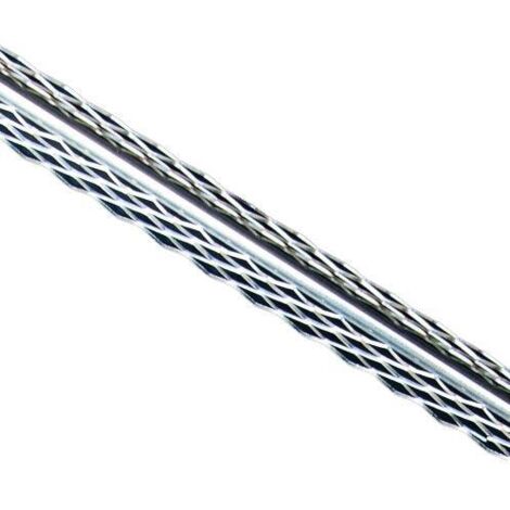 PARASPIGOLO in ALLUMINIO RETINATO 2,80 mt a 5 MAGLIE Spessore intonaco 10 mm