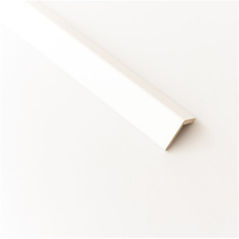 PARASPIGOLO IN MDF BIANCO MM.28X28X3000. Prezzo per 1 pezzo.