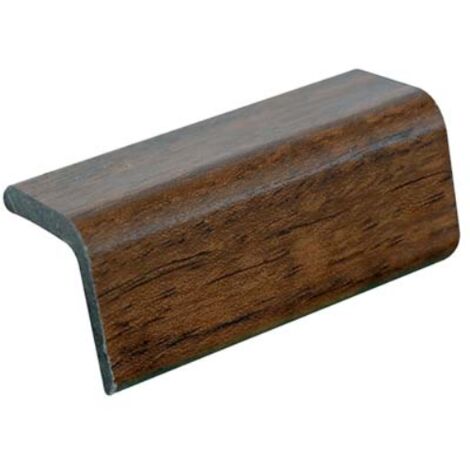 Paraspigolo liscio polistirene noce chiaro mm 30x30 h.mm 2900 (10 pezzi)