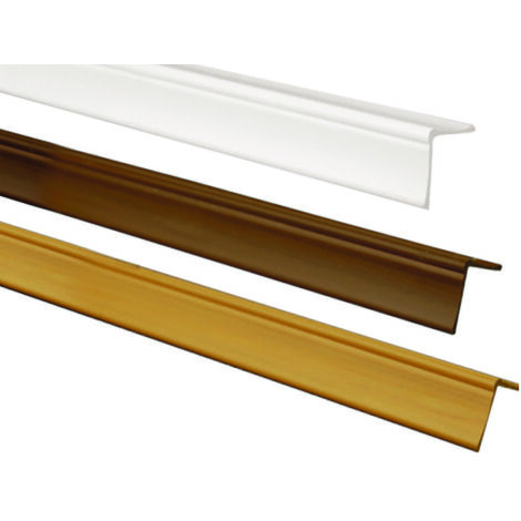 Paraspigolo ornamentale in pvc rigido colore frassino