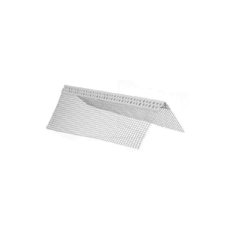 Paraspigolo pvc con rete 12X8 mm h 250 cm 60 pz