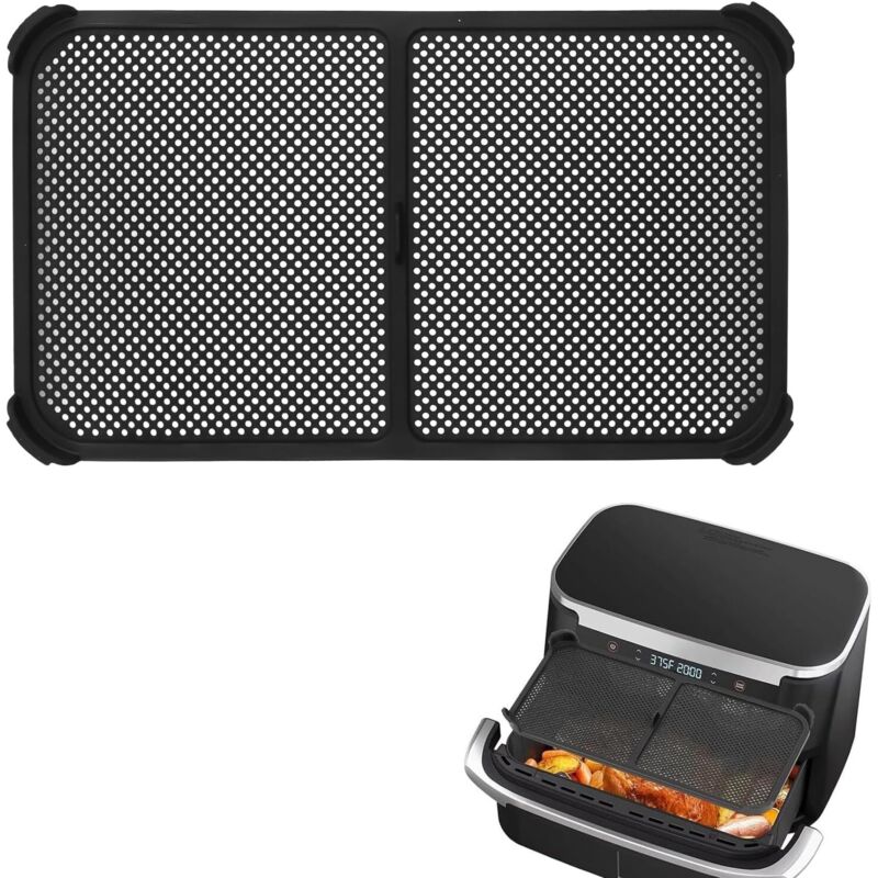 Paraspruzzi per friggitrice ad aria Ninja, accessori in silicone per friggitrice ad aria, anti-schizzi per friggitrice ad aria, per Ninja AF500EU