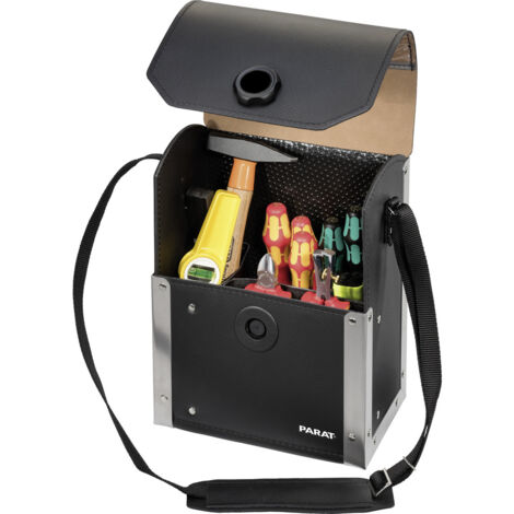 Parat Elektrikertasche aus Leder mit Magnetverschluss