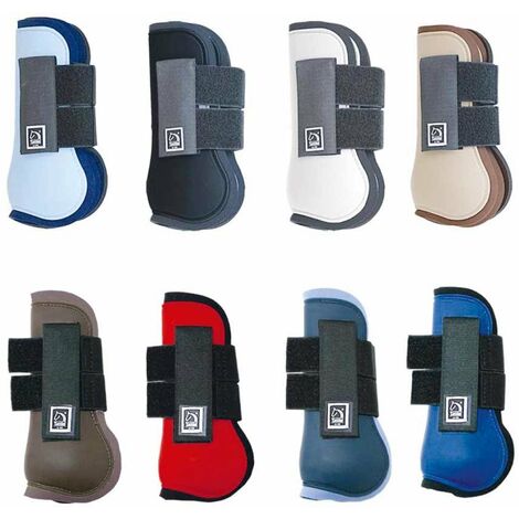 Paratendini Tattini con calotta preformata in PU e fodera in neoprene con chiusura in tessuto a strappo: full, blu (09)