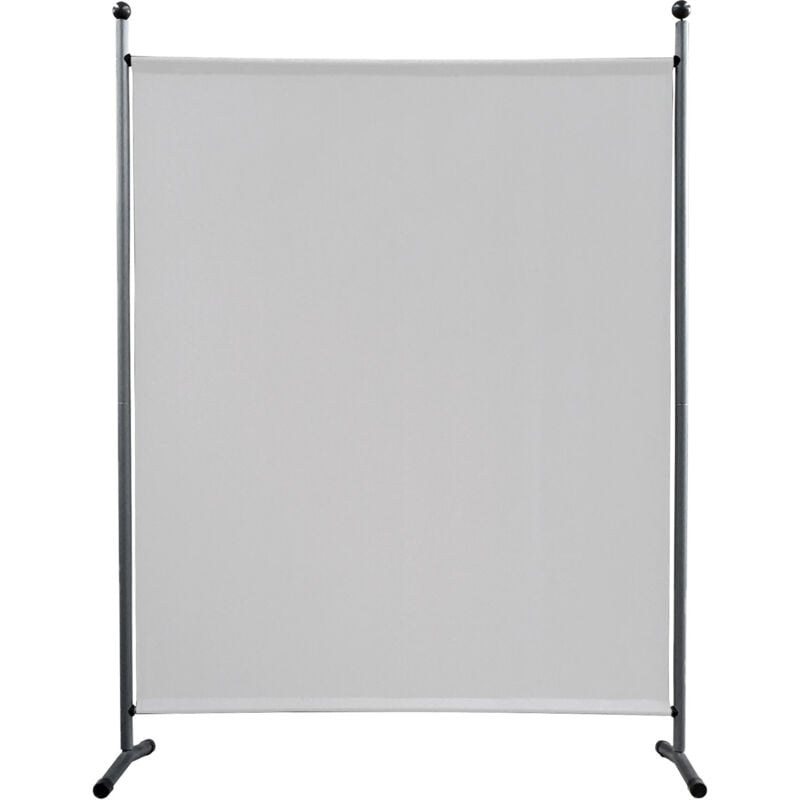Paravent 150 x 190 cm Séparateur de tissu Jardin Balcon Écran de confidentialité partition Blanc