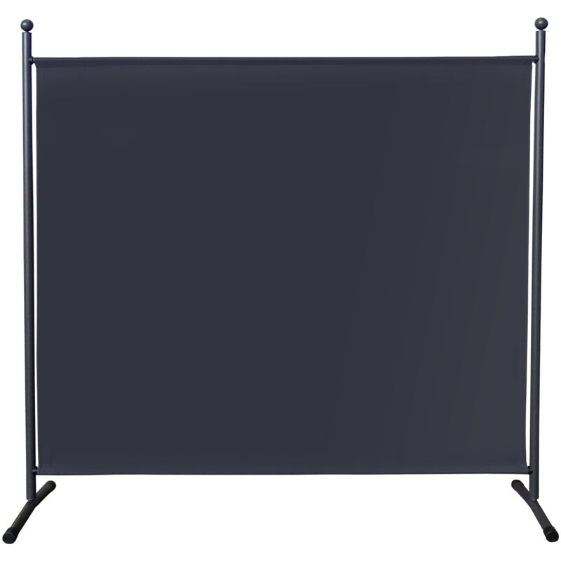 Paravent 180 x 178 cm Séparateur de tissu Jardin Balcon Écran de confidentialité partition Gris