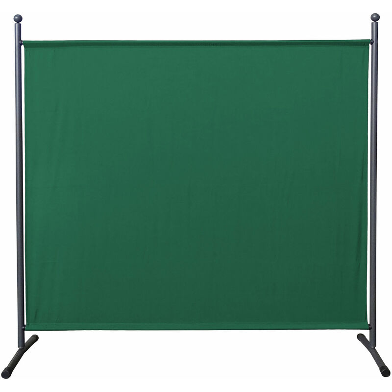 

Paravent 180 x 178 cm tela separador de ambientes partición jardín grande Biombo tabique balcón privacidad Verde