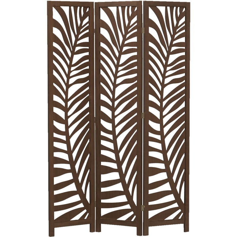 Paravent en bois Feuillage
