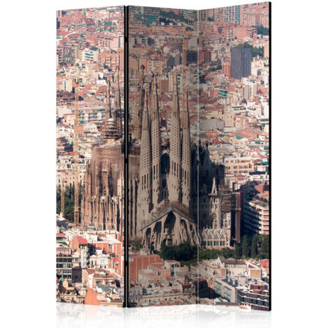 Paravent 3 Volets "Heart of Barcelona" 135x172cm