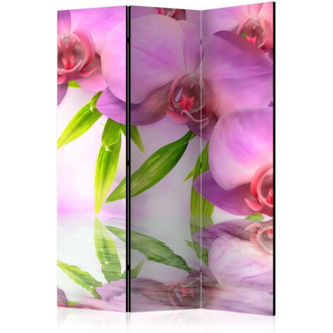 Paravent 3 Volets "Orchid Spa" 135x172cm