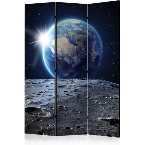 Paravent 3 Volets "View of the Blue Planet" 135x172cm