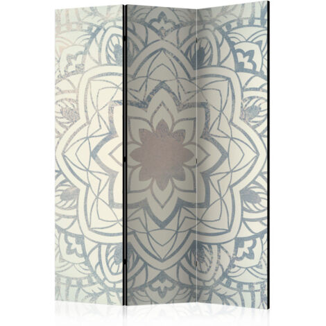 Paravent 3 Volets "Winter Mandala" 135x172cm