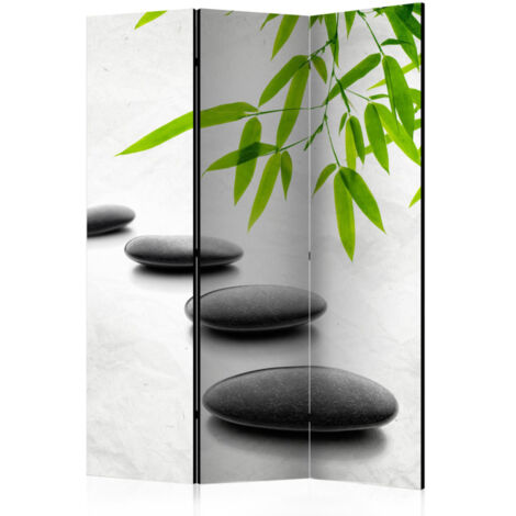 Paravent 3 Volets "Zen Stones" 135x172cm