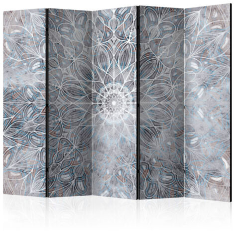 Paravent 5 Volets "Blurred Mandala" 172x225cm