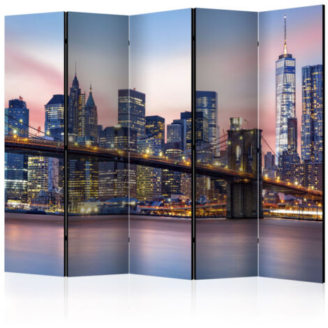 Paravent 5 Volets "City of Dreams" 172x225cm