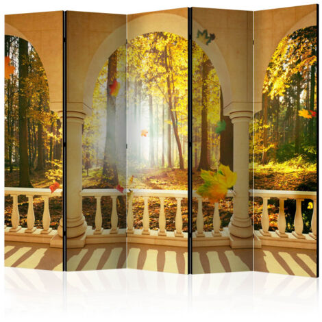Paravent 5 Volets "Dream About Autumnal Forest" 172x225cm
