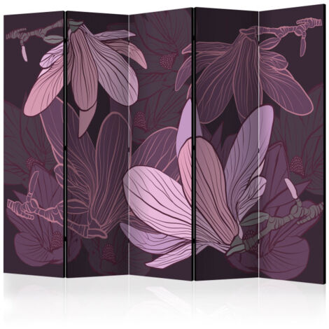 Paravent 5 Volets "Dreamy Flowers" 172x225cm