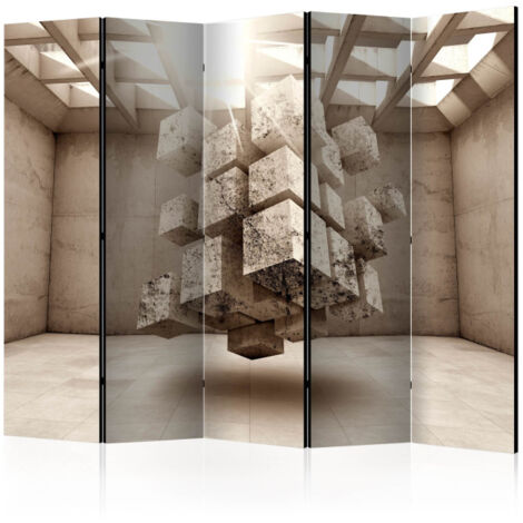 Paravent 5 Volets "Prison of the Space" 172x225cm