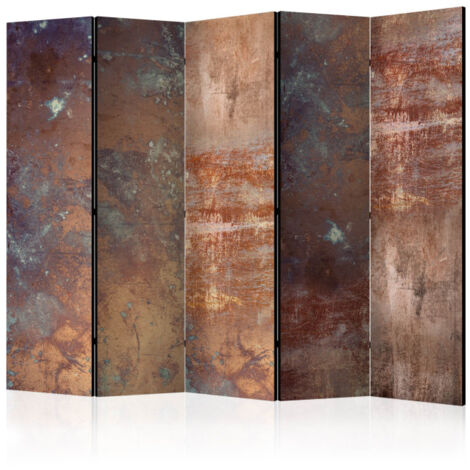Paravent 5 Volets "Rusty Plate" 172x225cm