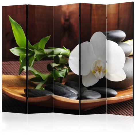 Paravent 5 Volets "Temple Zen" 172x225cm