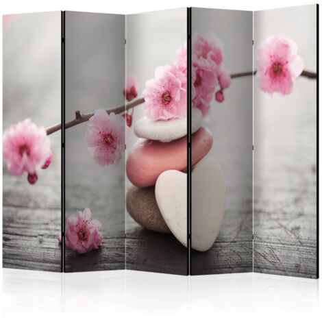Paravent 5 Volets "Zen Flowers" 172x225cm