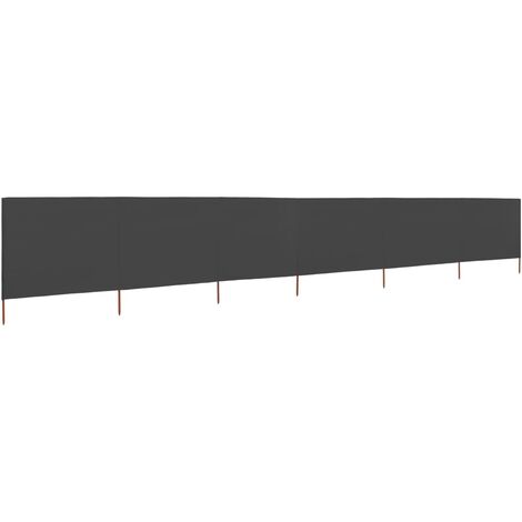 Paravent 6 panneaux Tissu 800x80 Gris