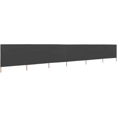 Paravent 6 panneaux，Cloison de séparation，Séparateur Tissu 800 x 120 cm Anthracite557407
