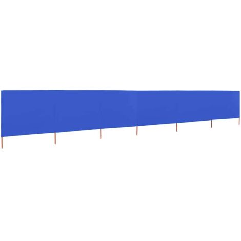 Paravent 6 panneaux，Cloison de séparation，Séparateur Tissu 800 x 80 cm Bleu azuré869979