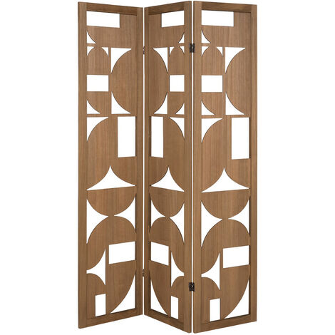 PARAVENT BOIS OSIER 3 panneaux séparateur de pièce déco interieur Homestyle4u EUR 119,95 - FR