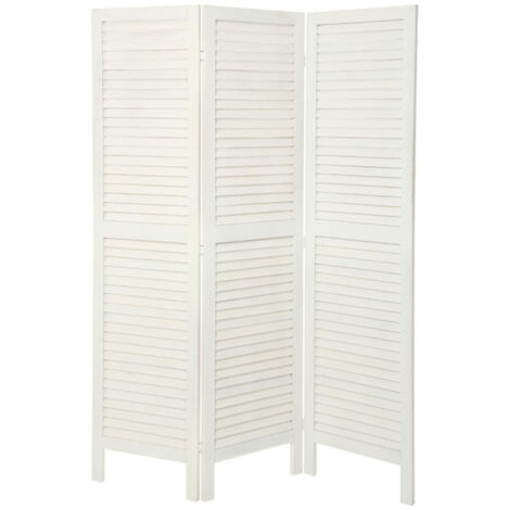 Paravent Bois 170x120cm Blanc