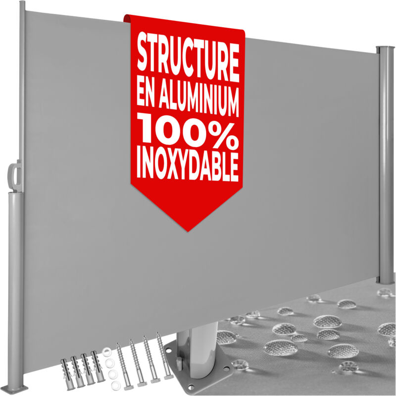 Tectake - Store latéral Brise-vue 200 x 300 cm en Aluminium