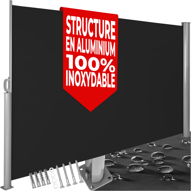 Tectake - Store latéral Brise-vue 200 x 300 cm en Aluminium