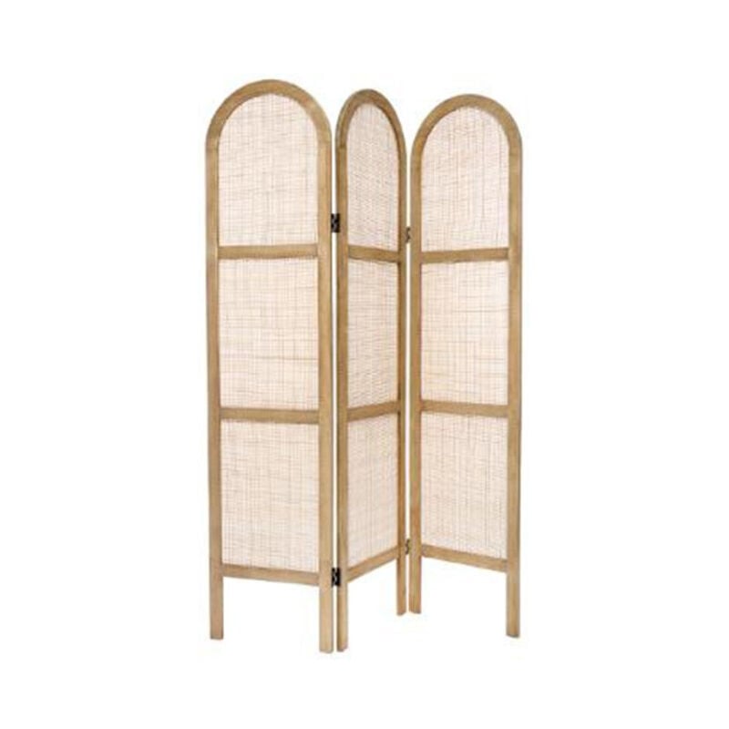 Paravent Déco Cannage 'Sana' 170cm Naturel