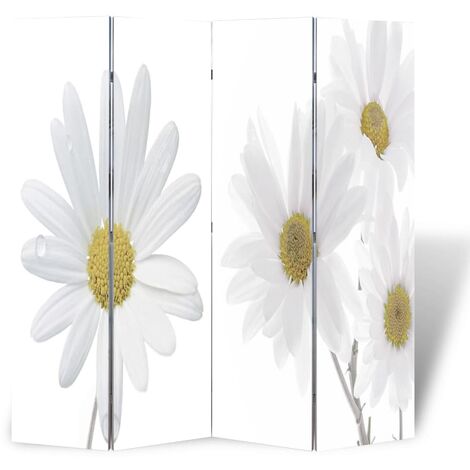 Paravent de Chambre  Closion de séparation  Séparateur de pièces pliable 160 x 170 cm Fleur -BC52191