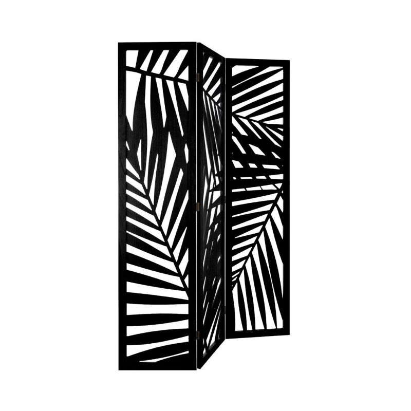 Paravent Design 'Contemporain' 170cm Noir