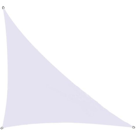 Paravent d'extérieur à angle droit - 5 x 5 x 7,1 m - Blanc